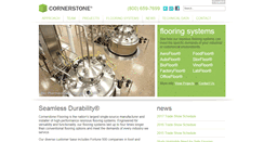 Desktop Screenshot of cornerstoneflooring.com