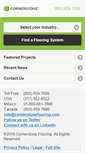 Mobile Screenshot of cornerstoneflooring.com